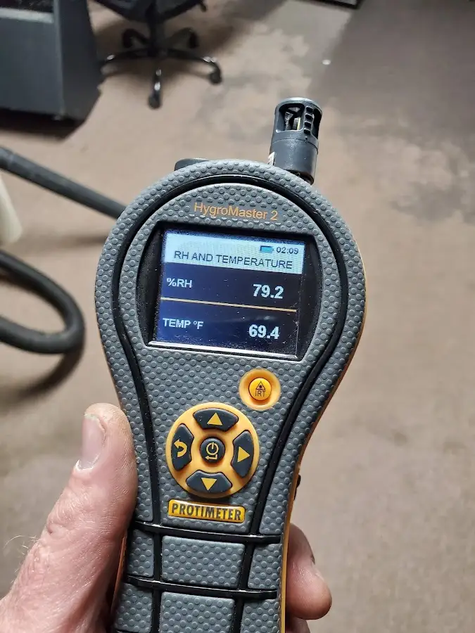 Moisture meter humidity assessment for Fire & Smoke Damage Restoration in Deer Park